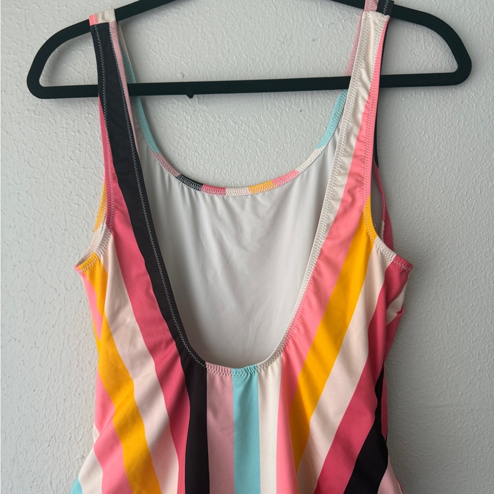 SOLID & STRIPED Colorful Striped One-Piece Swimsuit - Picture 6 of 7